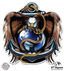Eagle Anchor Us Navy Military 3