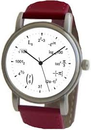 Math Dial Watch Shows Math Equations At