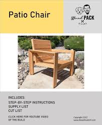 Patio Chair Plans