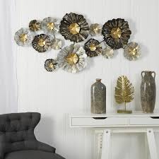 Gold Metal Wall Art Decor 7070