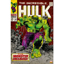 Marvel Hulk Front Cover Framed Wall Art