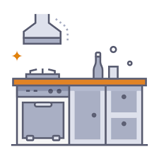 Kitchen Generic Gradient Lineal Color Icon