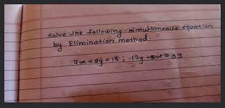Simultaneous Equation