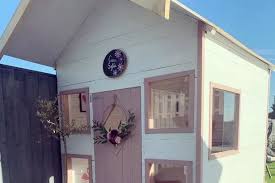 Couple Build Pink Playhouse For Their