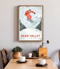 Canvas Snowboarding Poster