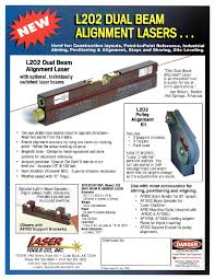 l202 dual beam alignment laser