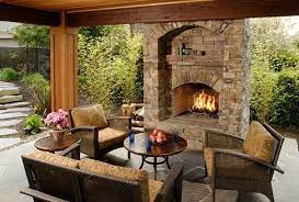 Outdoor Gas Fireplaces Landscaping
