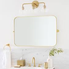 Metal Frame Pivot Mirror Landscape