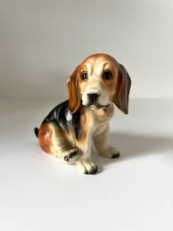 Vintagemcm Beagle Dog Figurine Made In
