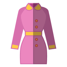 Pink Dress Jacket Clothes Png Svg