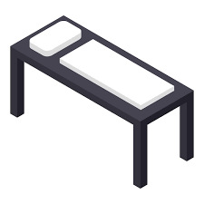 Long One Person Bed Icon Isometric Of