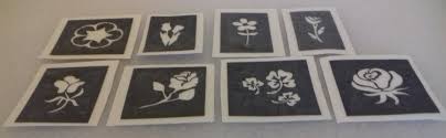 Flower Mini Small Stencils For Etching