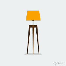 Floor Lamp Icon Modern Design Element
