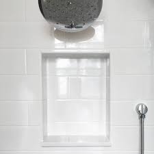 Shower Niche With Modular Shelf