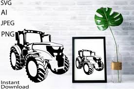 Tractor Svg Jpg Png Ai Strong Tractor