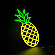 Pineapple Neon Sign Tiki Bar Light