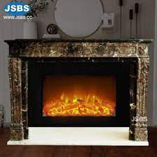 black fireplace mantel marble