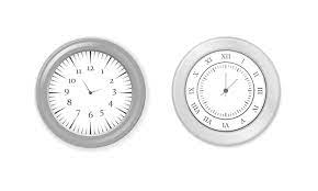 Black Round Wall Clocks Black Watch