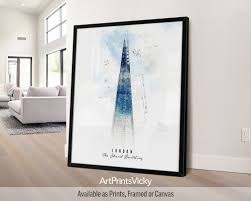The Shard London Print Architectural