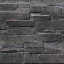 Novik Novikstone Dry Stack Stone 13 1 In X 41 5 In Stone Siding In Basalt 10 Panels Per Box 25 2 Sq Ft