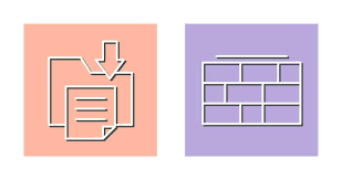 File Storage And Brick Wall Icon