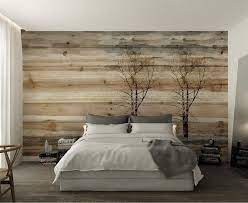 Rustic Wood Grain Panels 3d Wallpaper