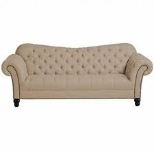 Beige Modern Wooden Two Seater Sofa