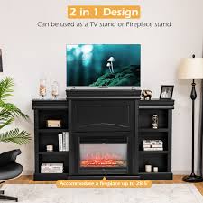 70 Inch Modern Fireplace Media
