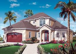 Plan 76128 Florida Style With 4 Bed