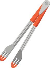 Kitchen Tongs Vector Art Icons And