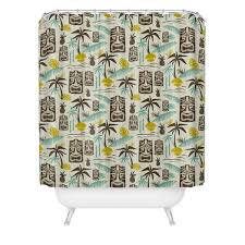 Tiki Shower Curtain Tiki Decor