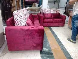 Grey Wooden Designer Sofa Set At Rs