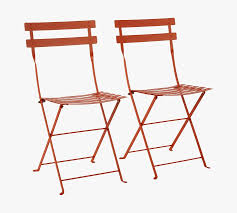 Outdoor Fermob Bistro Chair Set Of 2 Poppy Red Pottery Barn