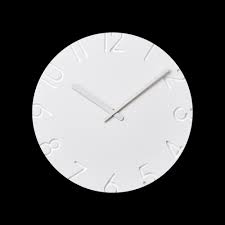 Riki Steel Clock Black Gessato