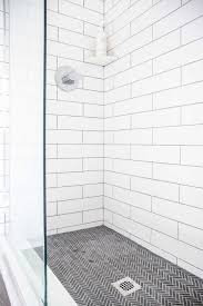 Classic Tile For A Walk In Shower