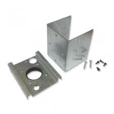 central vacuum surface wall mounting