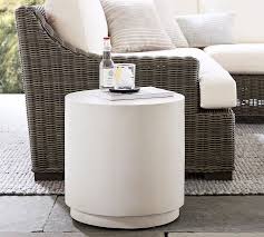Pomona Concrete Round Outdoor Side