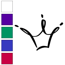 Princess King Queen Crown Vinyl Decal
