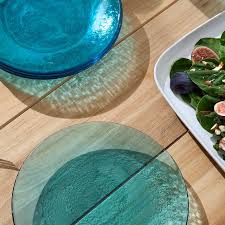Los Cabos Glass Salad Plates Set Of 4