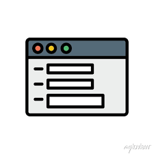 Browser Web Site Interface Icon