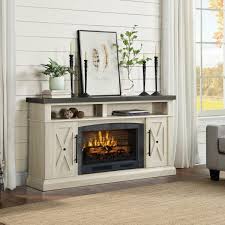Houghton 60in Cream White Ash Electric