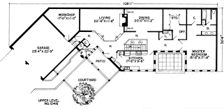 Plan 10416 Earth Sheltered Style With
