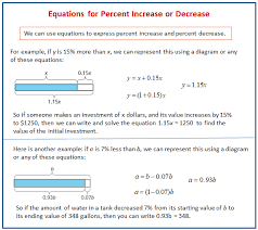 Percent Increase And Decrease With