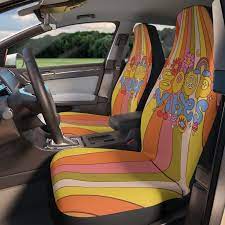 Good Vibes Boho Car Seat Covers Set Of