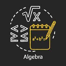 Algebra Chalk Concept Icon Algebraic
