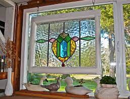 Antique Stained Glass Windows Hanging