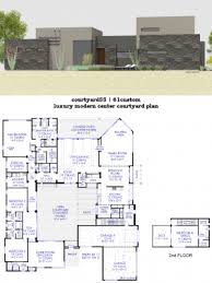 Contemporary Courtyard House Plan