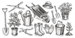 Garden Tools Sketch Images Browse 12