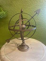 Armillary Sphere Sundial Metal Garden