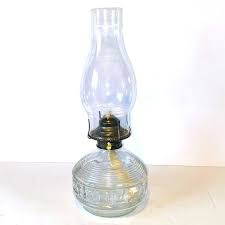 Vintage Kaadan Ltd Glass Oil Lamp W